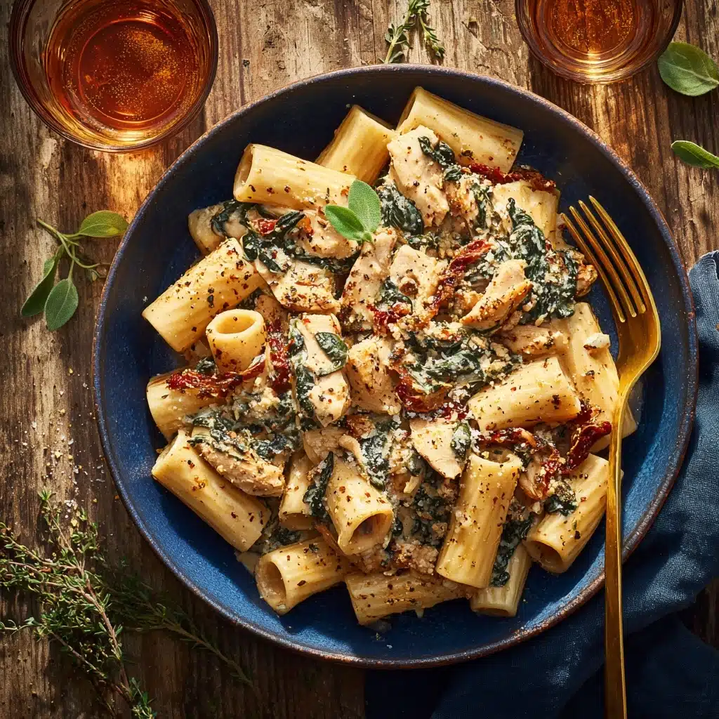 Creamy Sun-Dried Tomato Chicken Pasta Recipe - Recipe Image