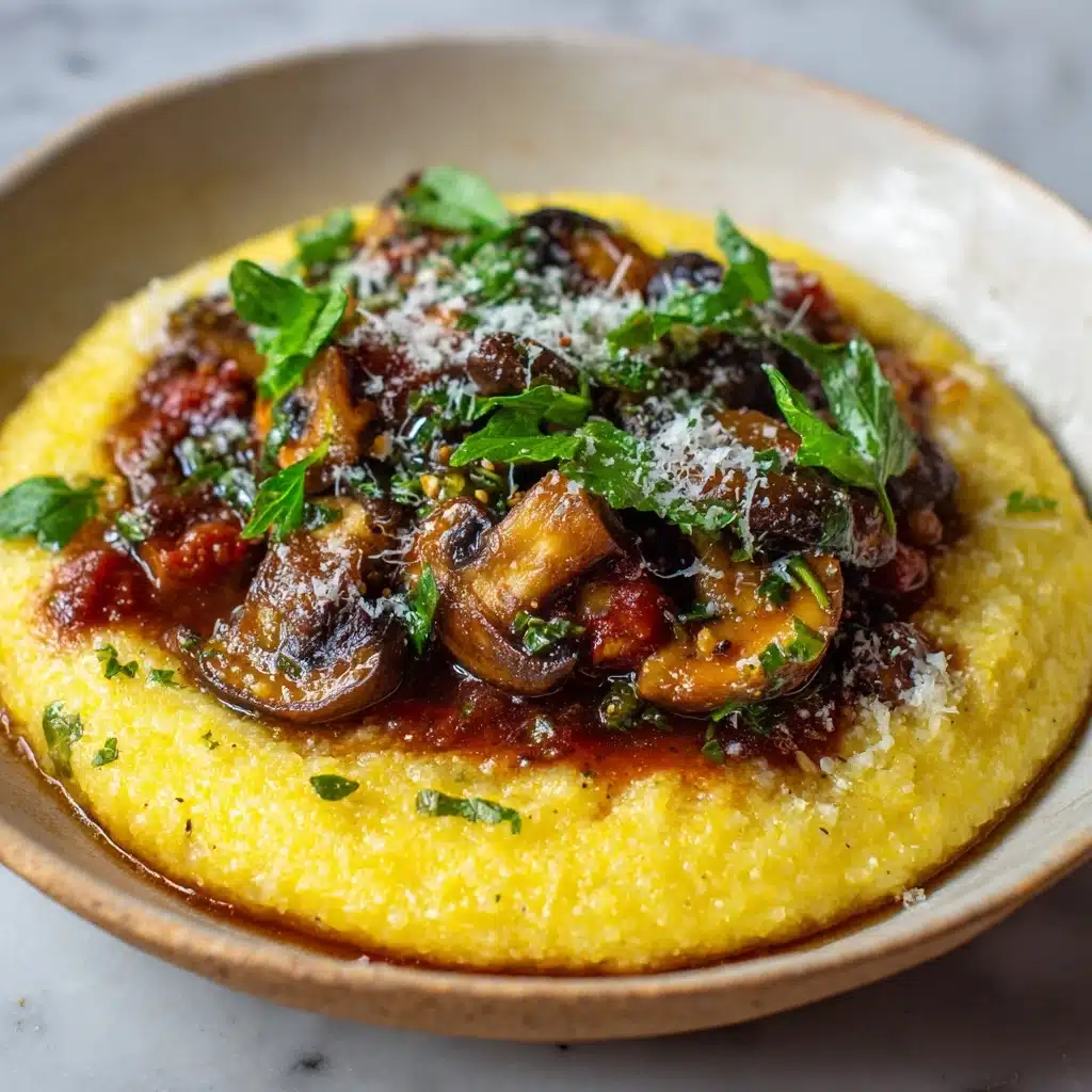 Mushroom Ragù with Polenta Recipe - Recipe Image
