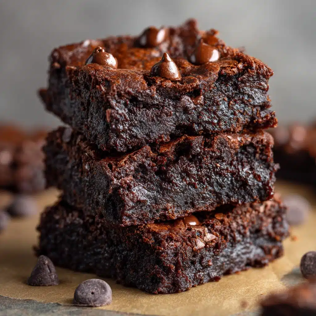 Vegan Zucchini Brownies Without Added Sugar Recipe - Recipe Image
