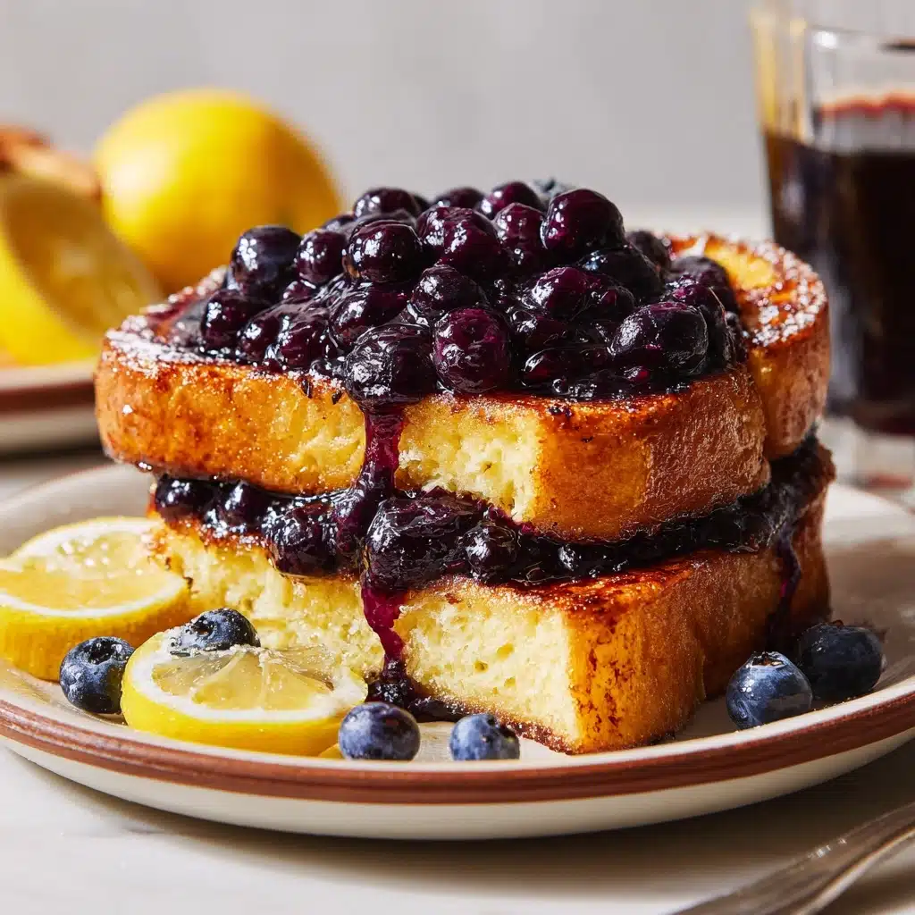 Blueberry Stuffed French Toast Recipe - Recipe Image
