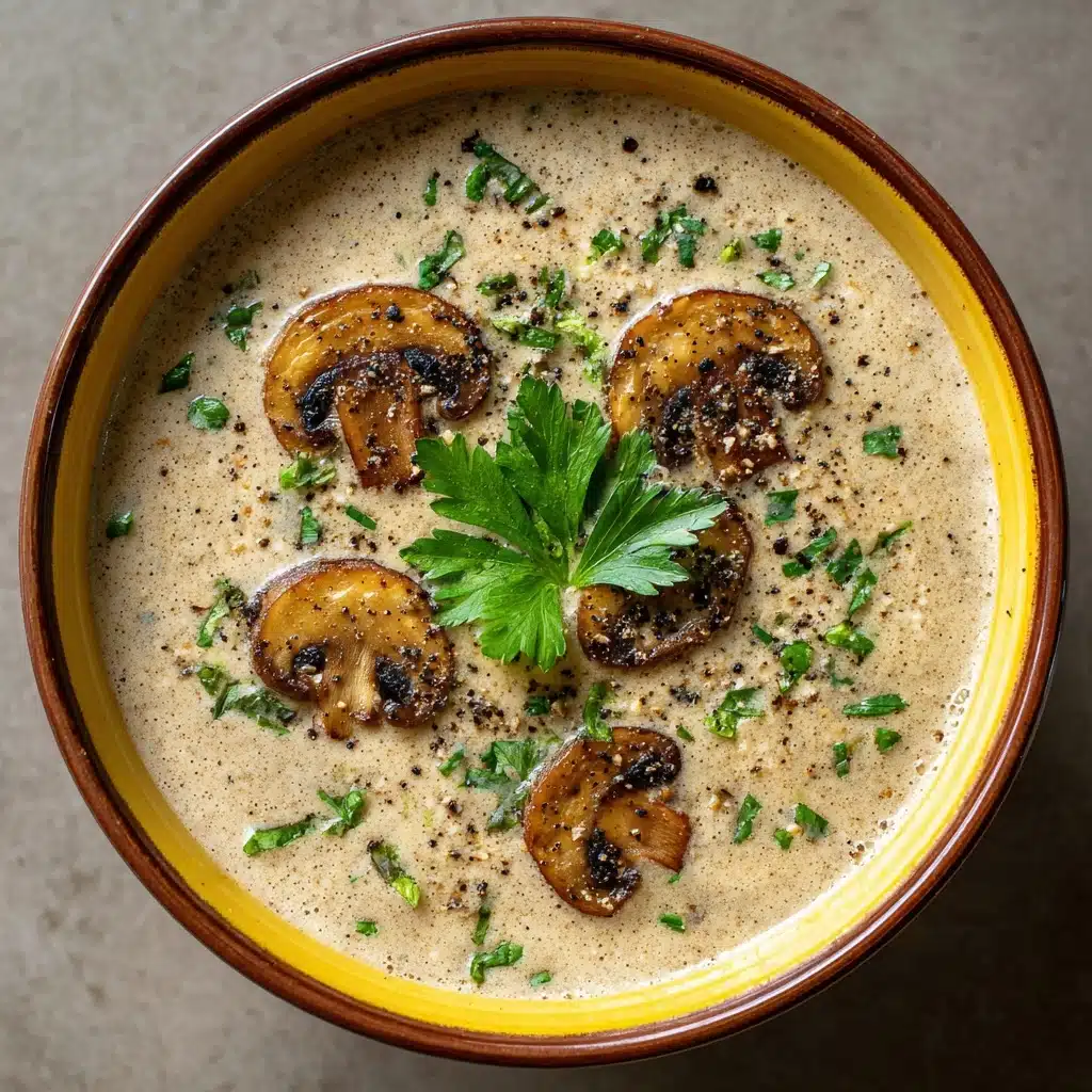 Decadent and Creamy Mushroom Soup Recipe - Recipe Image