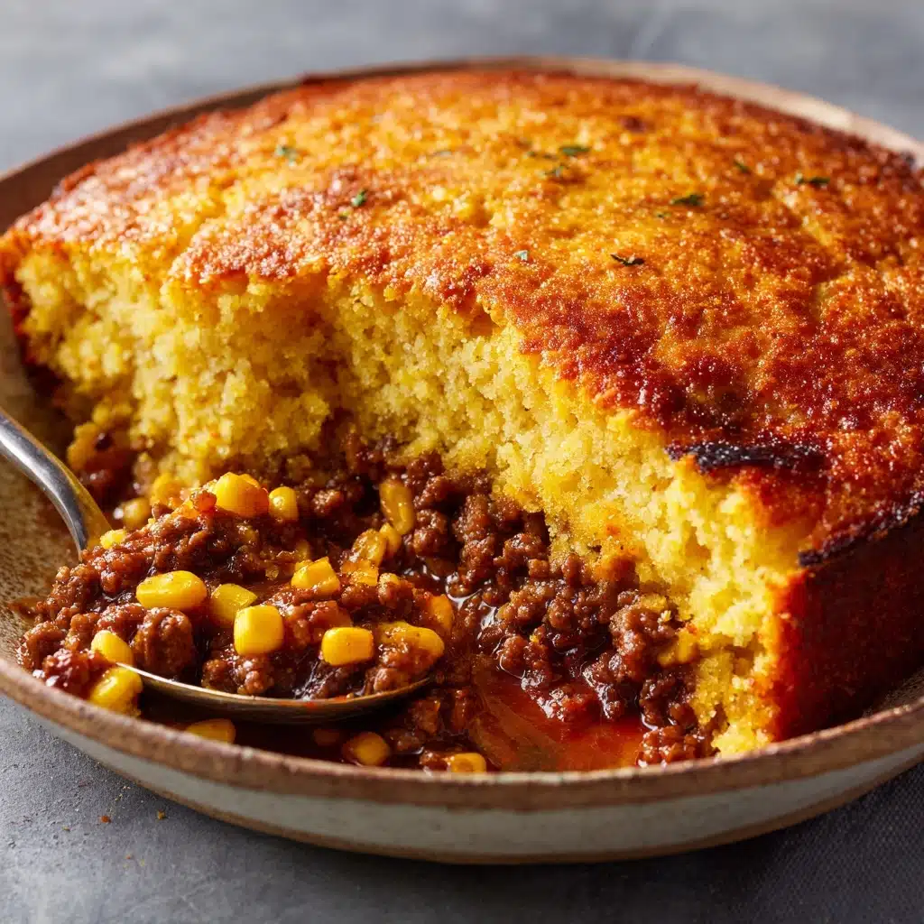 Easy Cowboy Cornbread Casserole Recipe - Recipe Image