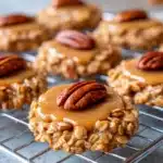 Easy No Bake Pecan Coconut Praline Cookies Recipe