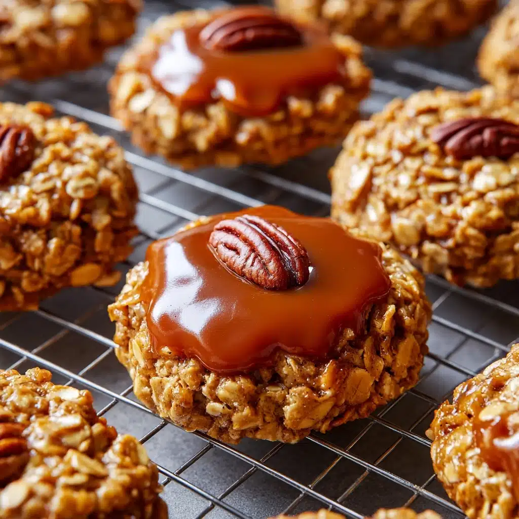 Easy No Bake Pecan Coconut Praline Cookies Recipe - Recipe Image