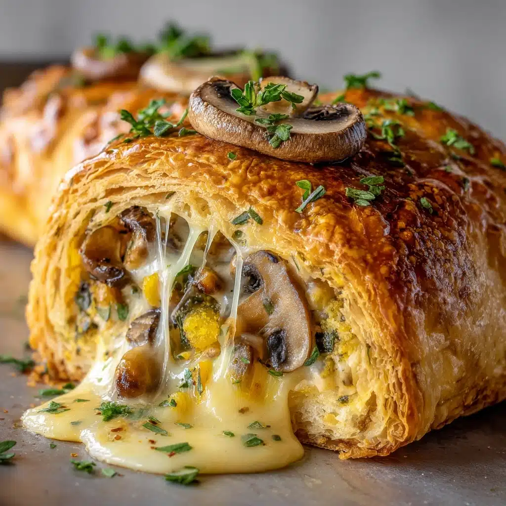 Cheesy Baked Vegetable Rolls Recipe