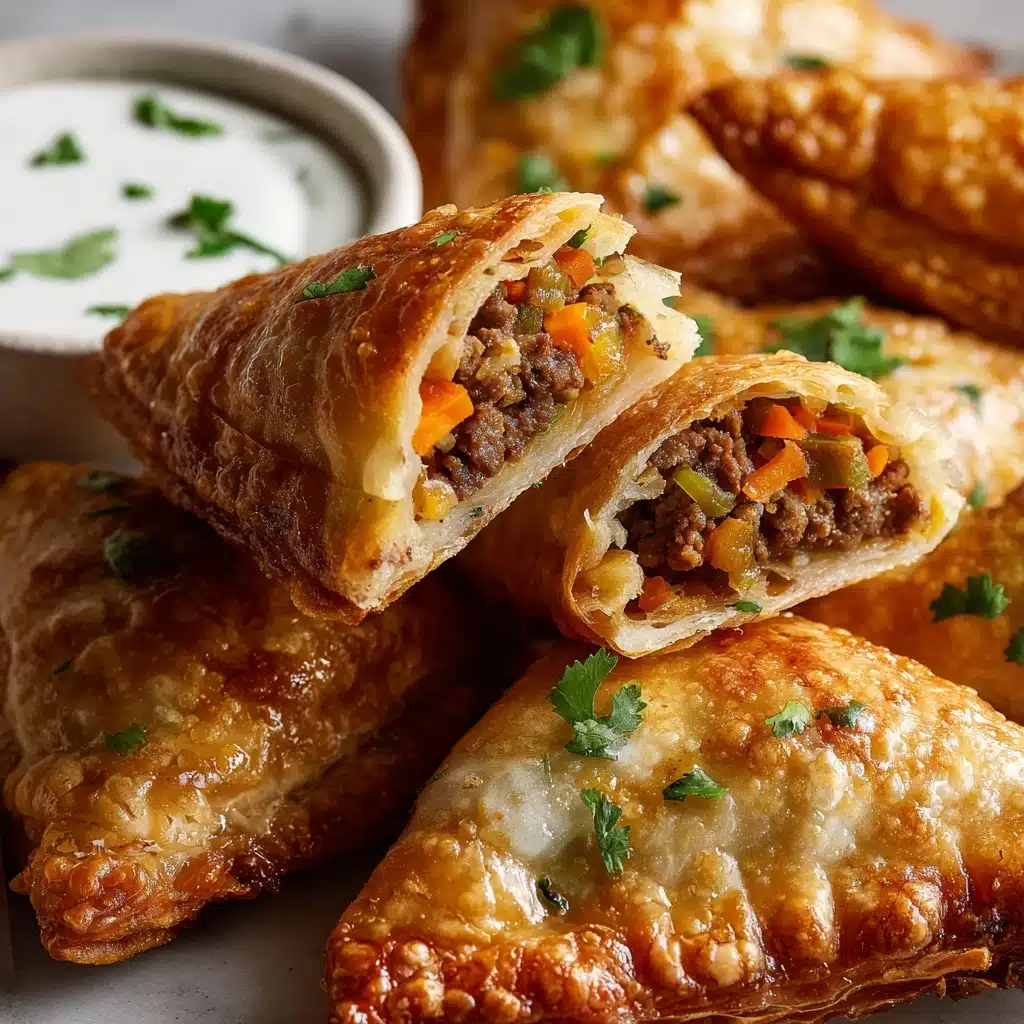Philly Cheesesteak Egg Rolls Recipe - Recipe Image