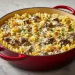 French Onion Beef and Noodles Recipe