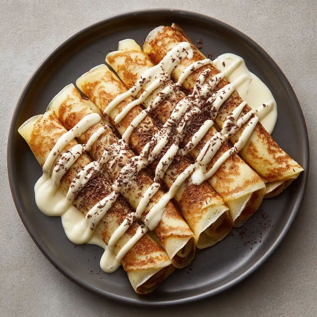 Cinnamon Roll Protein Crepes Recipe - Recipe Image