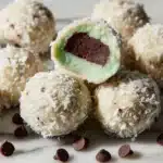 Mint Chocolate Chip Snowball Cookies Recipe
