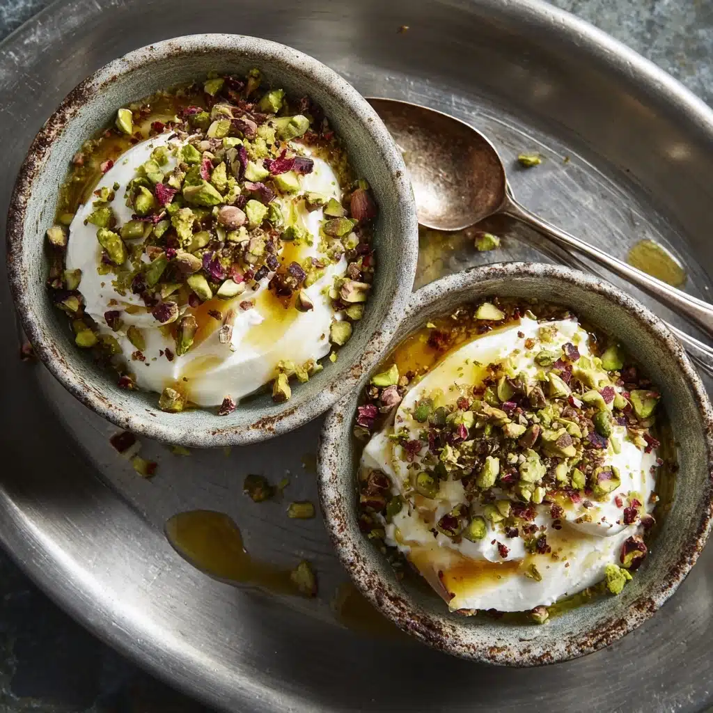Greek Yogurt with Honey and Pistachios Recipe - Recipe Image