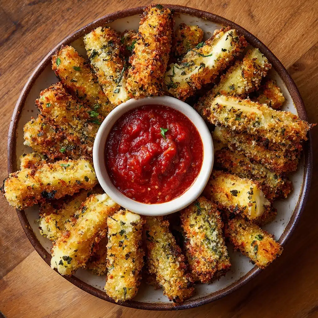 Crispy Baked Eggplant Fries with Marinara Recipe - Recipe Image
