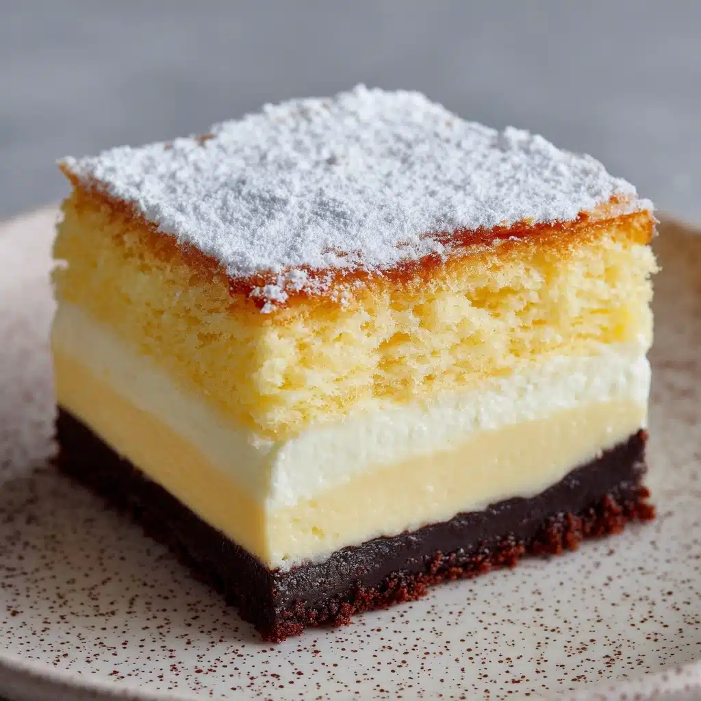 Vanilla Magic Custard Cake Recipe - Recipe Image