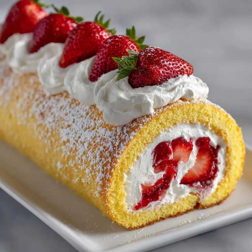 Strawberry Cheesecake Rolls Recipe - Recipe Image
