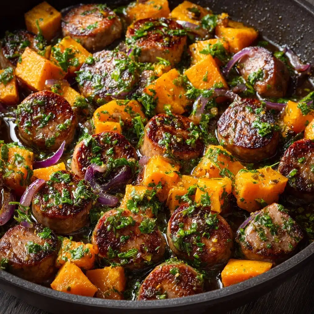 Sausage Sweet Potatoes Honey Garlic Recipe