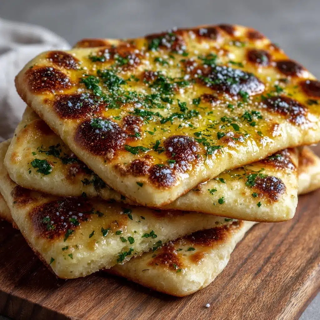 Air Fryer Garlic Flatbread Recipe - Recipe Image