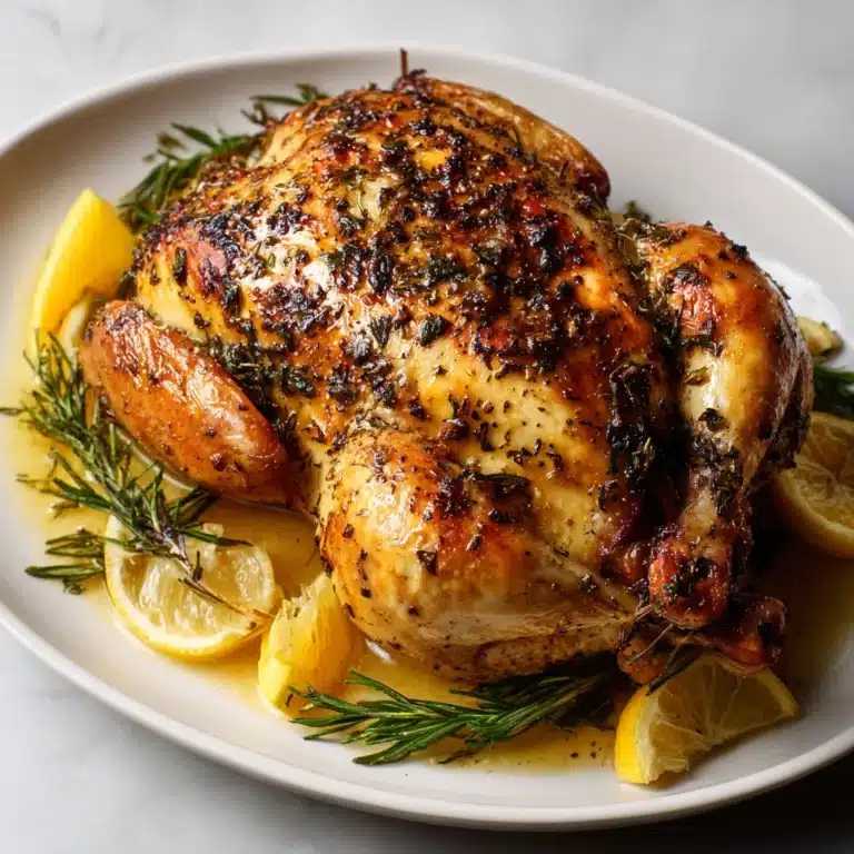 Lemon Herb Roasted Chicken Recipe