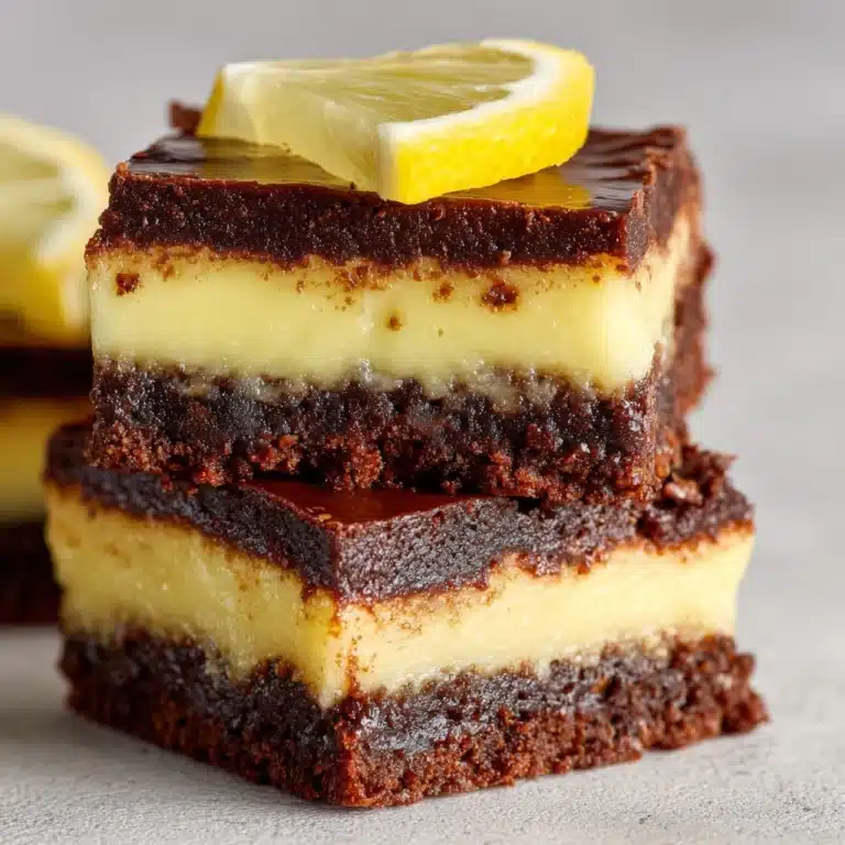 Zesty Lemon Brownies Recipe
