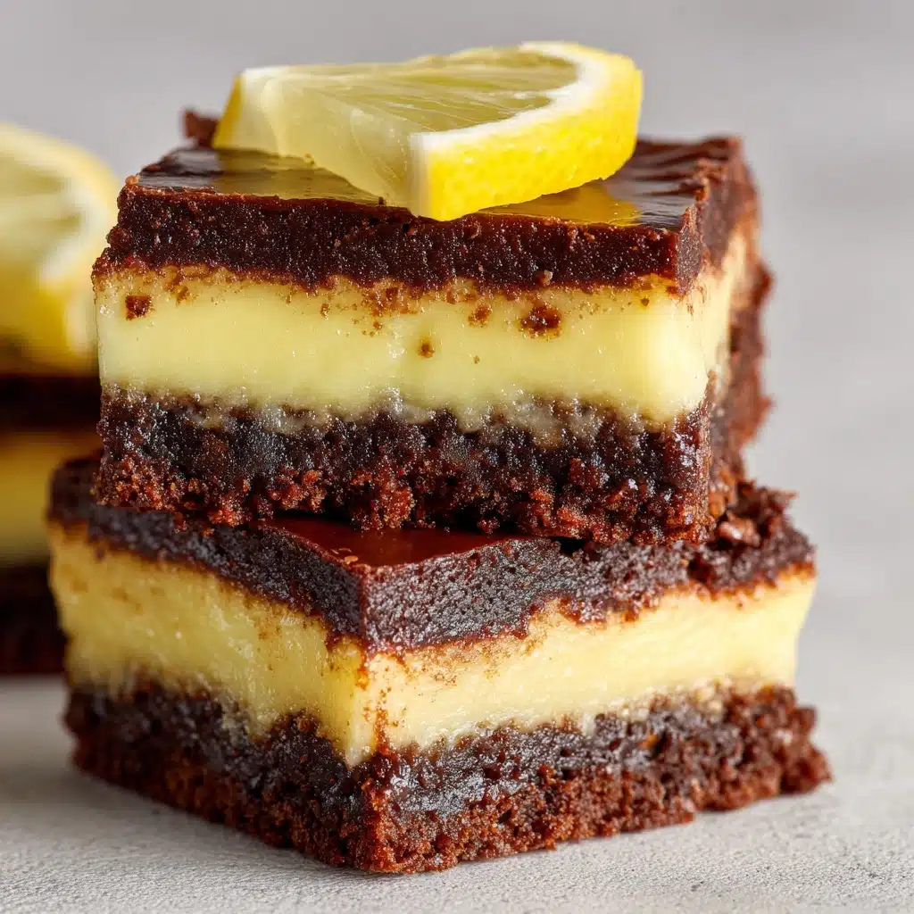 Zesty Lemon Brownies Recipe