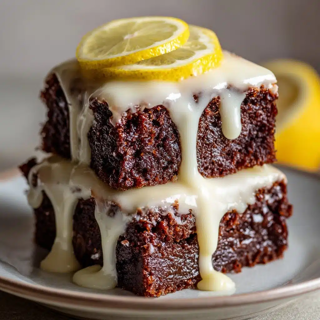 Zesty Lemon Brownies Recipe - Recipe Image