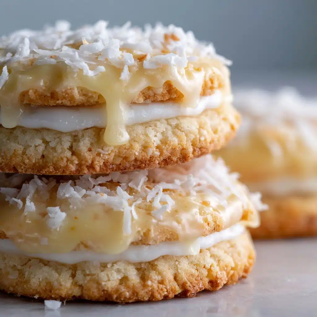 Lemon Coconut Cheesecake Cookies Recipe - Recipe Image
