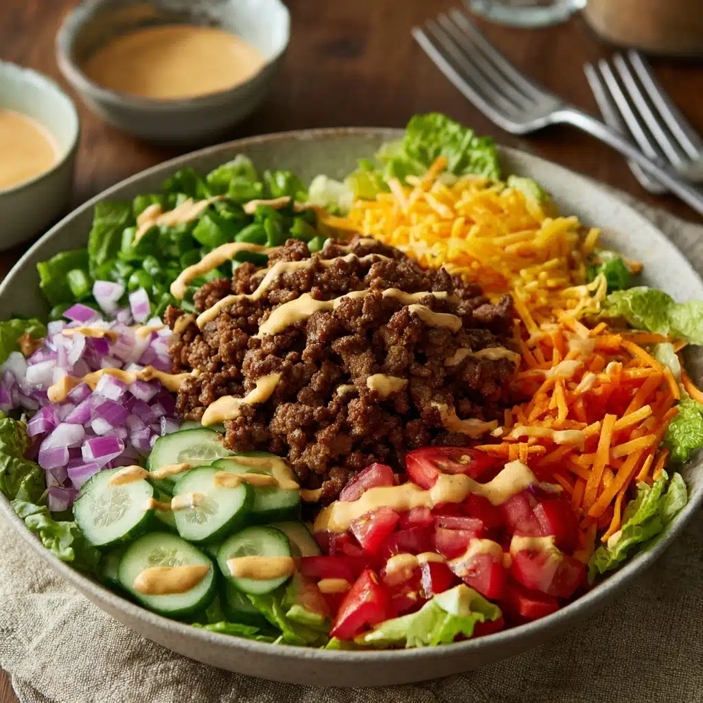 Big Mac Salad Recipe - Recipe Image