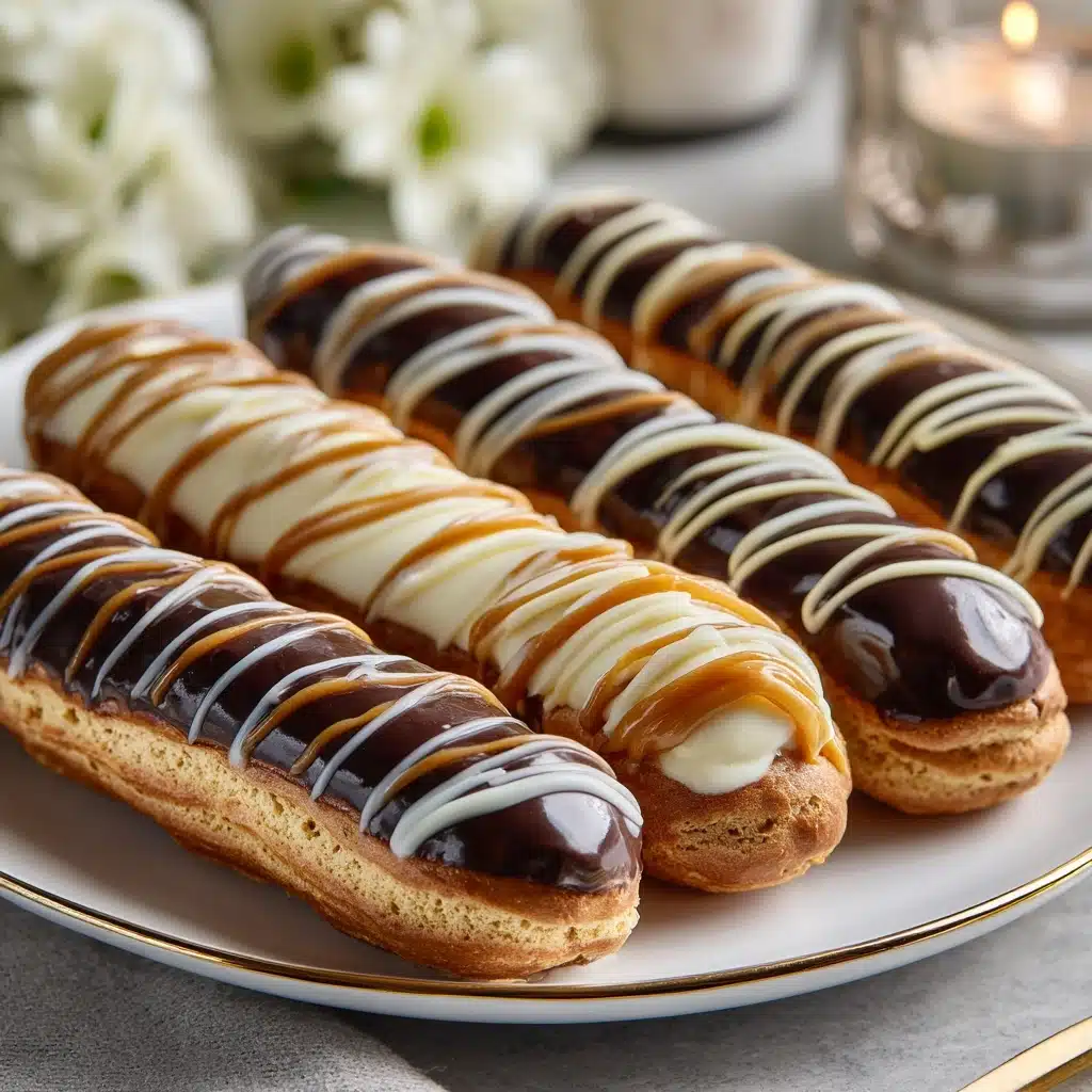 Mocha Éclairs Recipe - Recipe Image