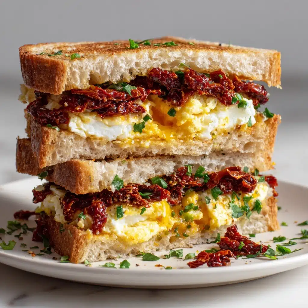 Sun-Dried Tomato and Feta Stuffed French Toast Recipe - Recipe Image