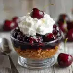 Fresh Cherry Crisp Recipe