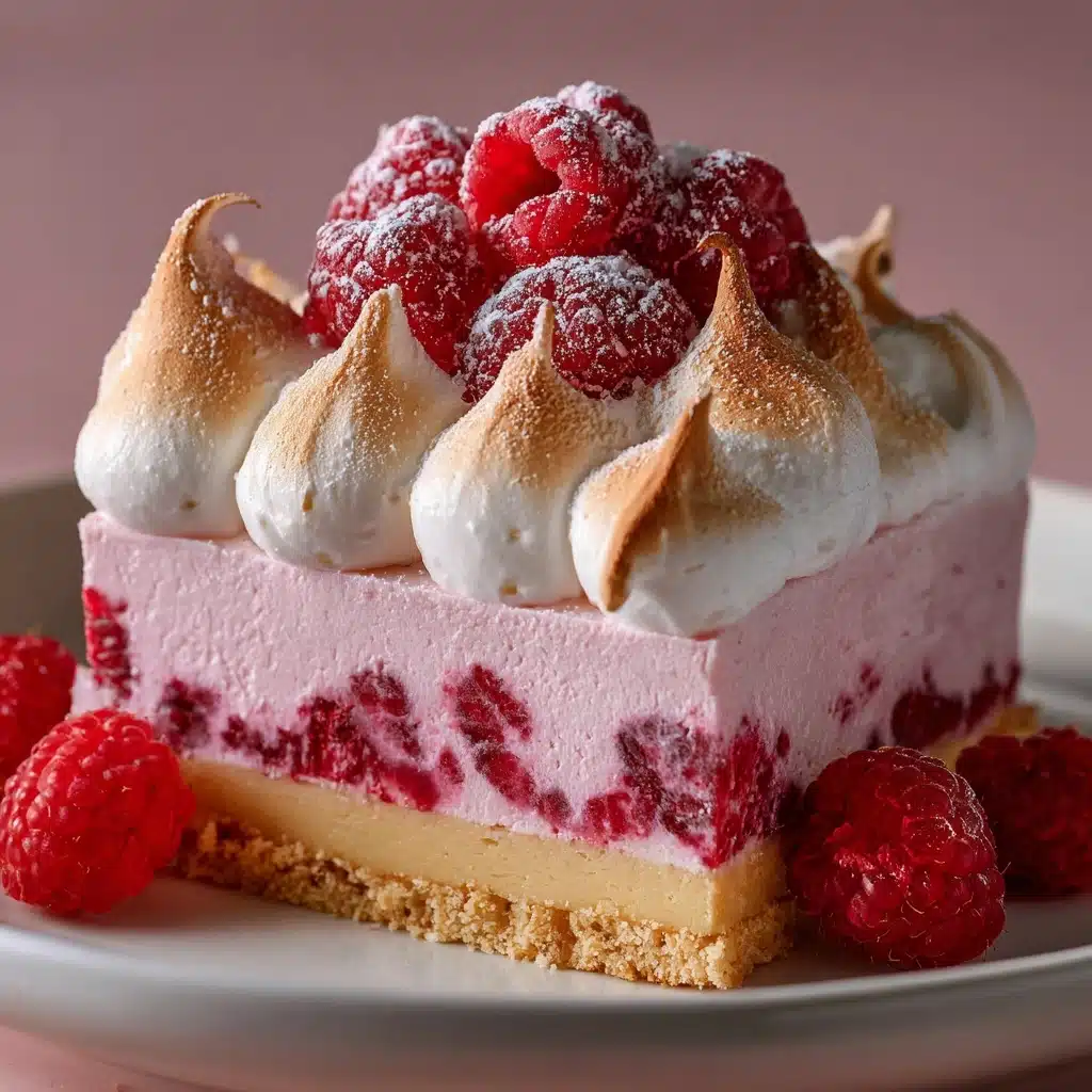 Meringue Roulade with Raspberries Recipe - Recipe Image