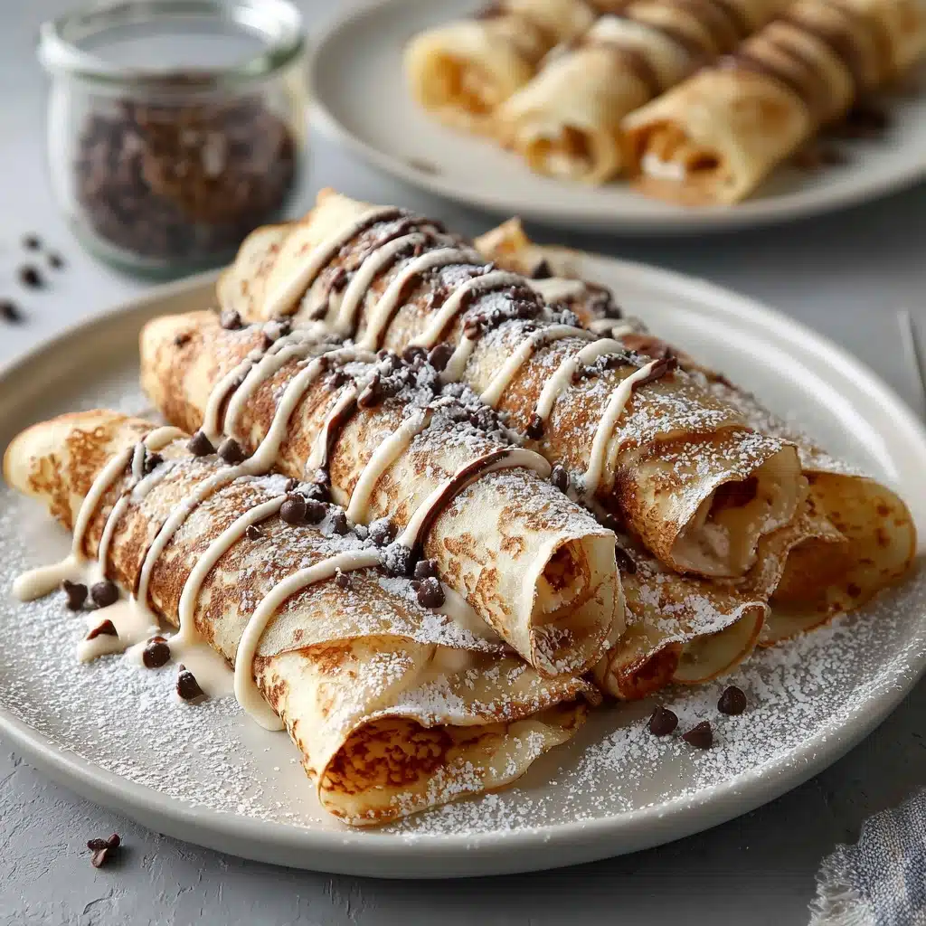 Cinnamon Roll Protein Crepes Recipe - Recipe Image
