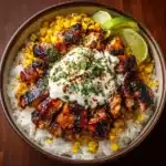 Street Corn Chicken Rice Bowl Recipe