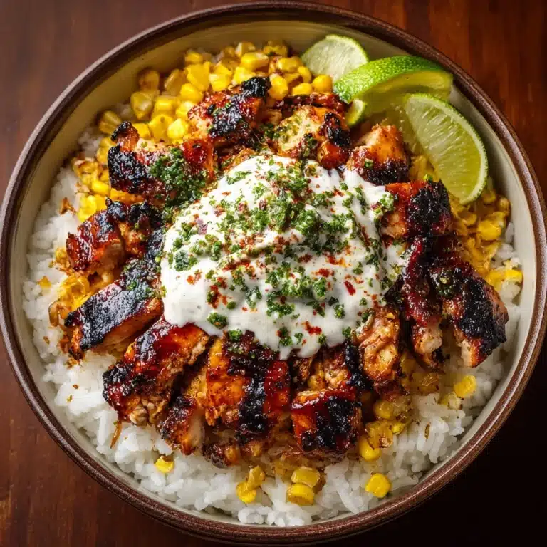 Street Corn Chicken Rice Bowl Recipe