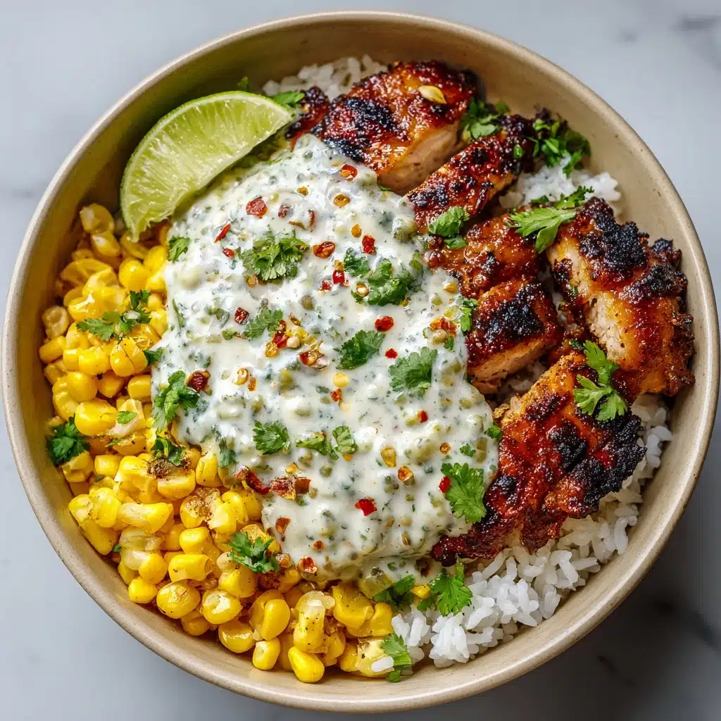 Street Corn Chicken Rice Bowl Recipe - Recipe Image
