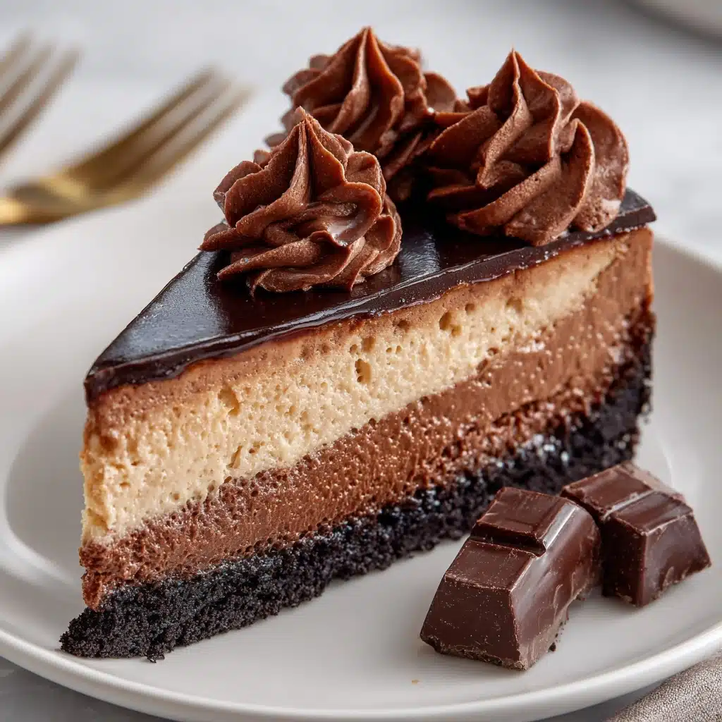 Keto Chocolate Cheesecake Recipe - Recipe Image