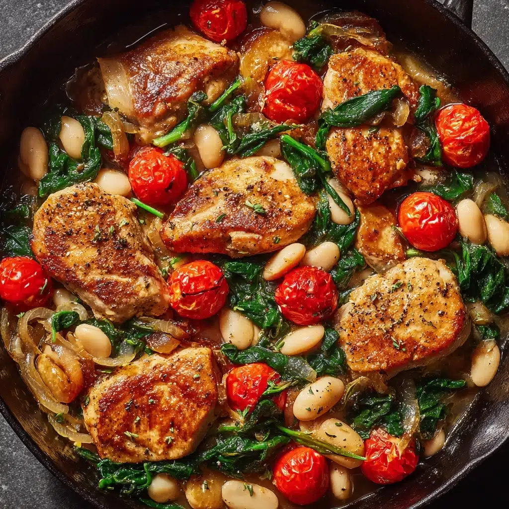 Herbed Chicken with Cannellini Beans Recipe - Recipe Image