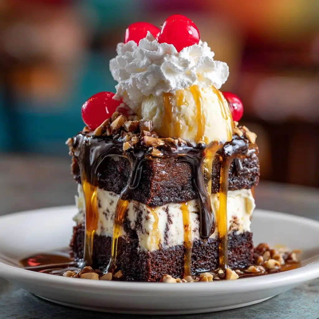 Ultimate English Brownie Sundae Recipe - Recipe Image