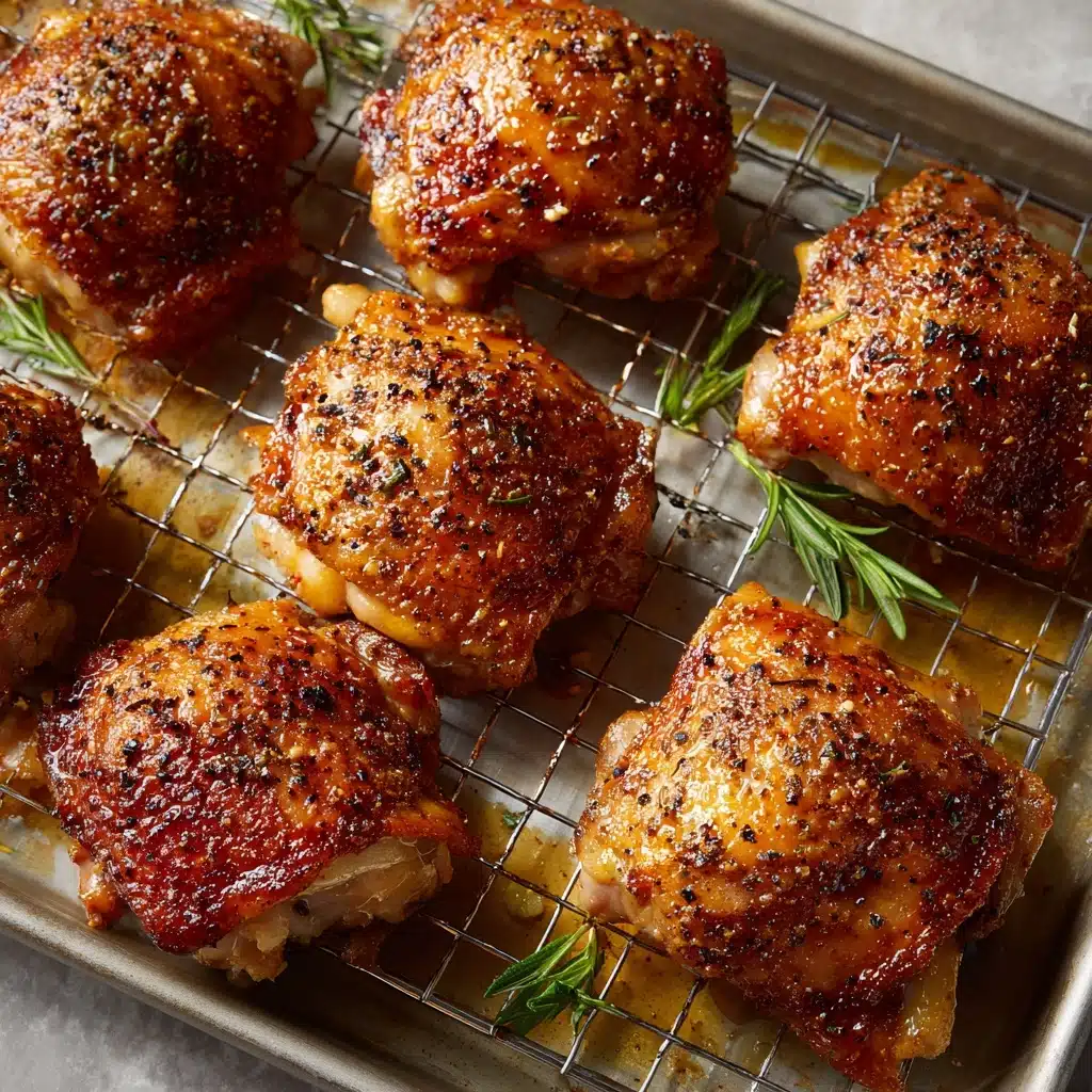 Juicy Baked Chicken Thighs Recipe - Recipe Image
