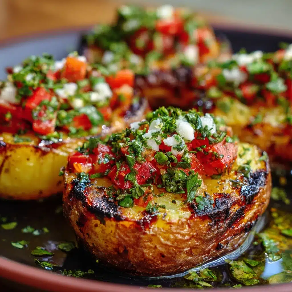 Grilled Baked Potatoes Recipe - Recipe Image
