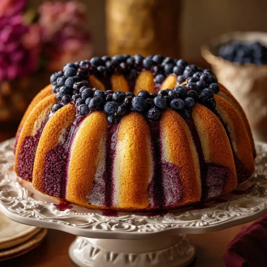 Buttermilk Blueberry Breakfast Cake Recipe - Recipe Image