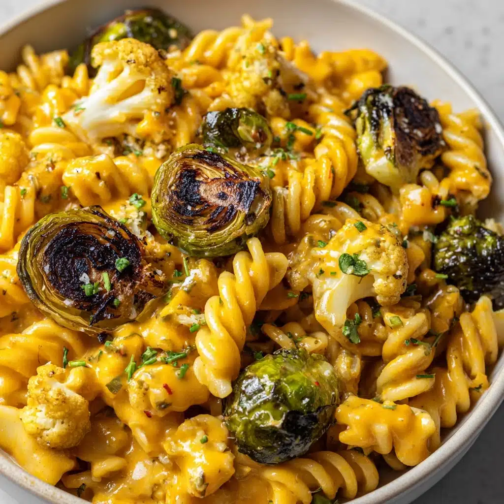 Pumpkin Mac and Cheese with Roasted Veggies Recipe - Recipe Image
