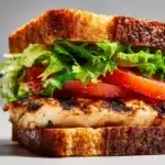 Garlic Butter Lettuce Tomato & Grilled Chicken Sandwich Recipe