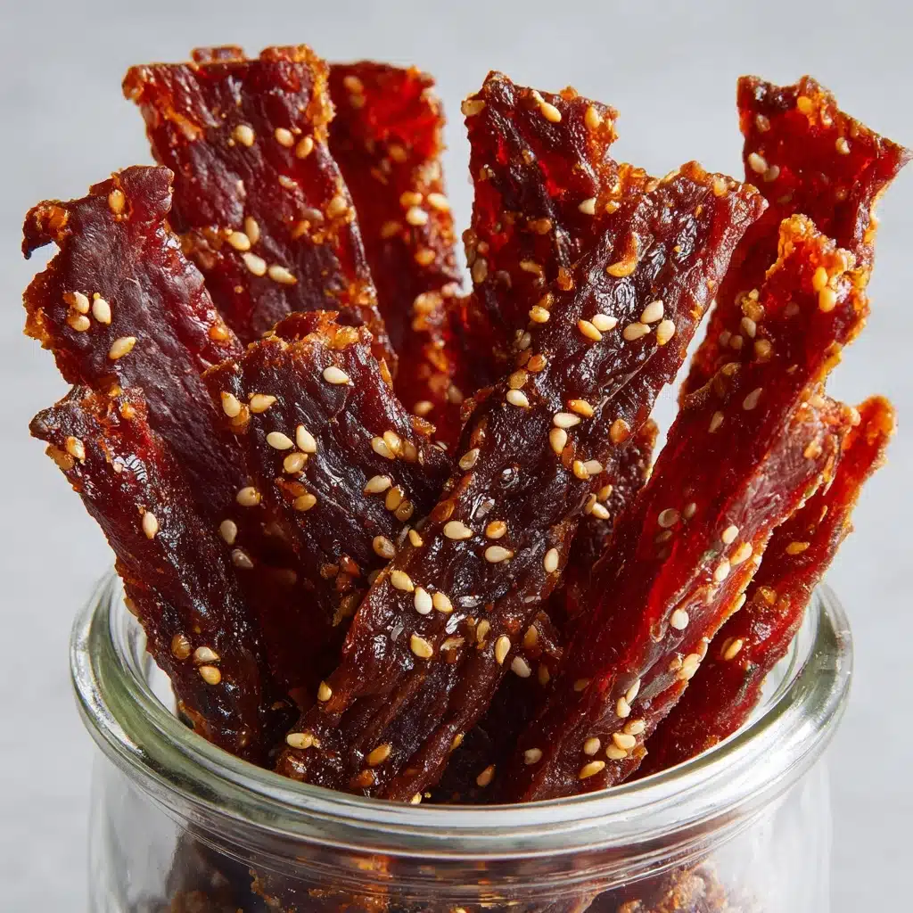 Honey Garlic Chicken Jerky Recipe - Recipe Image