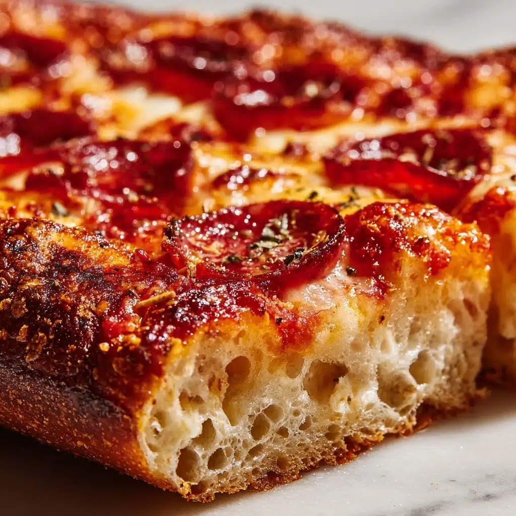 Stuffed Crust Pepperoni Pizza Recipe - Recipe Image