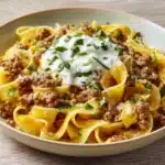 Sour Cream Beef Noodle Casserole Recipe