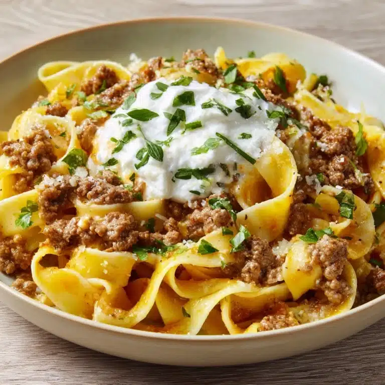 Sour Cream Beef Noodle Casserole Recipe