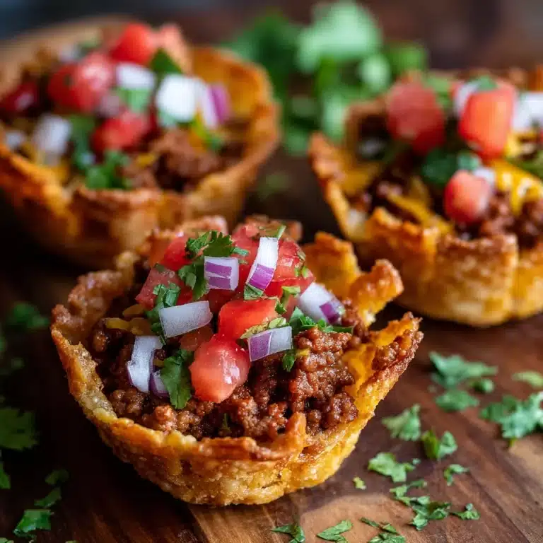 Easy Crunchy Taco Cups Recipe