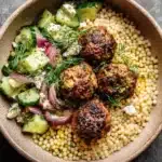 Herby Greek Chicken Meatballs Recipe