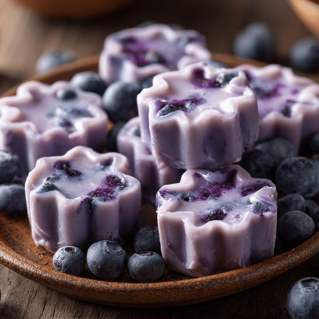 Blueberry Yogurt Paw Treats for Dogs Recipe