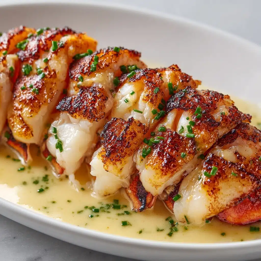 Creamy Garlic Butter Lobster Tails Recipe - Recipe Image