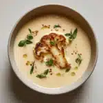 Creamy Roasted Cauliflower Soup Recipe
